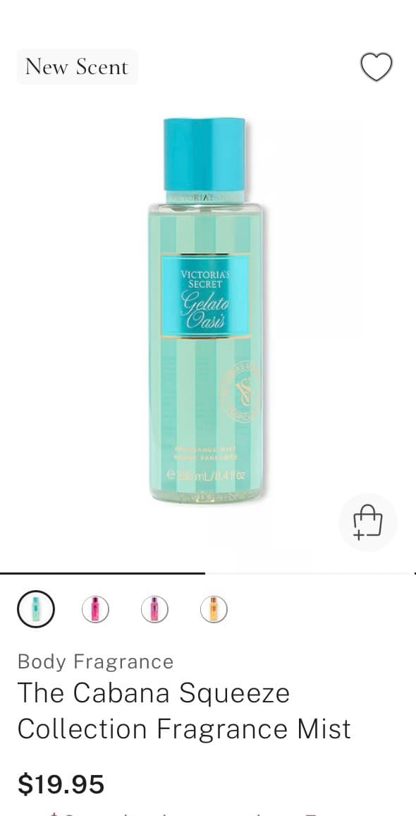 Victoria's Secret Gelato Oasis Mist