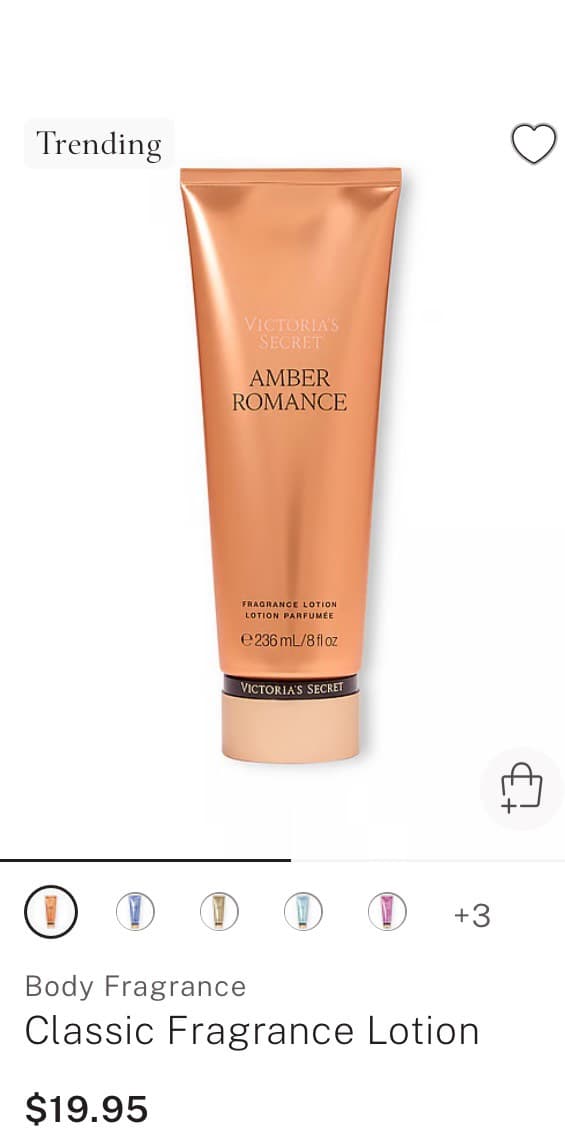Amber Romance Lotion