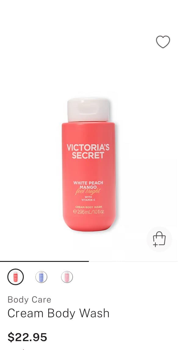 Victoria's Secret Cream Body Wash