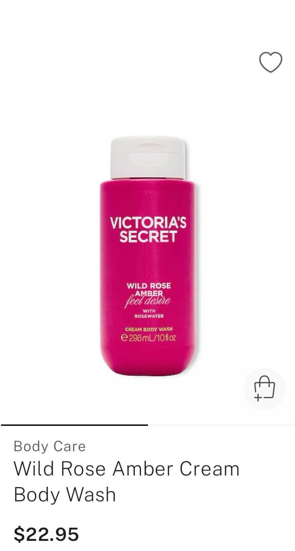Wild Rose Amber Body Wash