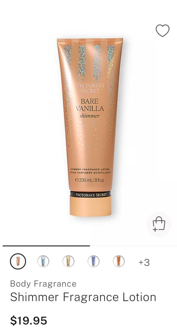 Victoria's Secret Bare Vanilla Shimmer Lotion