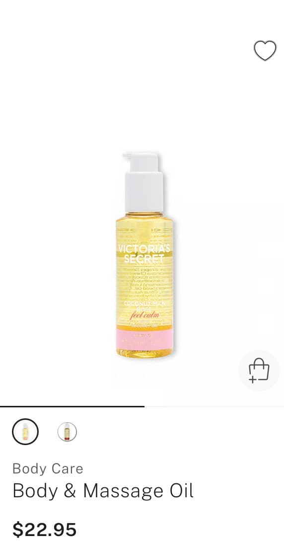 Victoria's Secret Body & Massage Oil