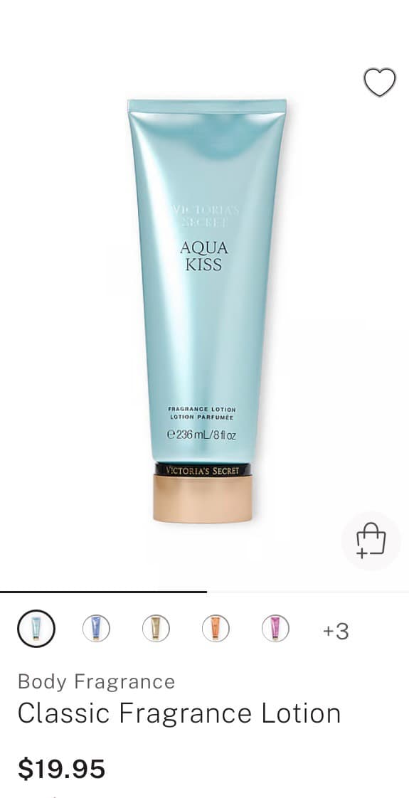 Victoria's Secret Aqua Kiss Lotion