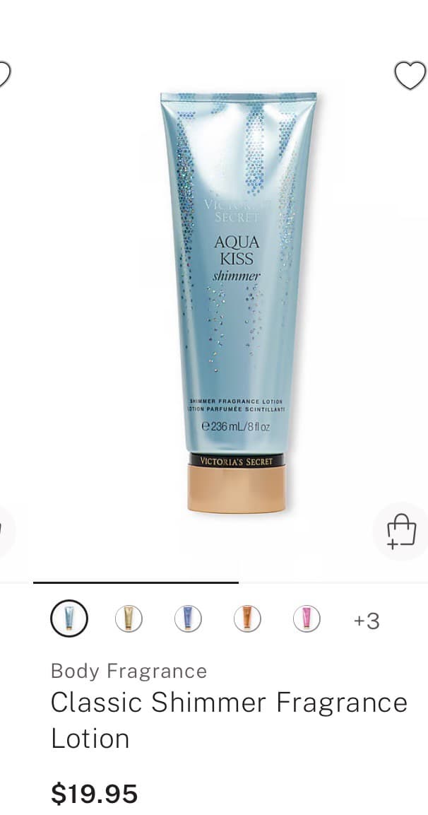 Aqua Kiss Shimmer Lotion
