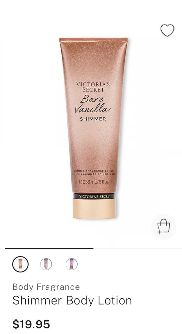 Bare Vanilla Shimmer Body Lotion