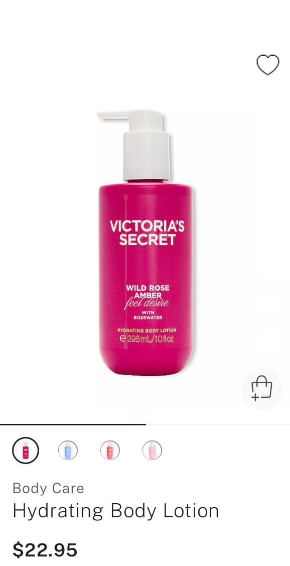 Victoria's Secret Wild Rose Body Lotion