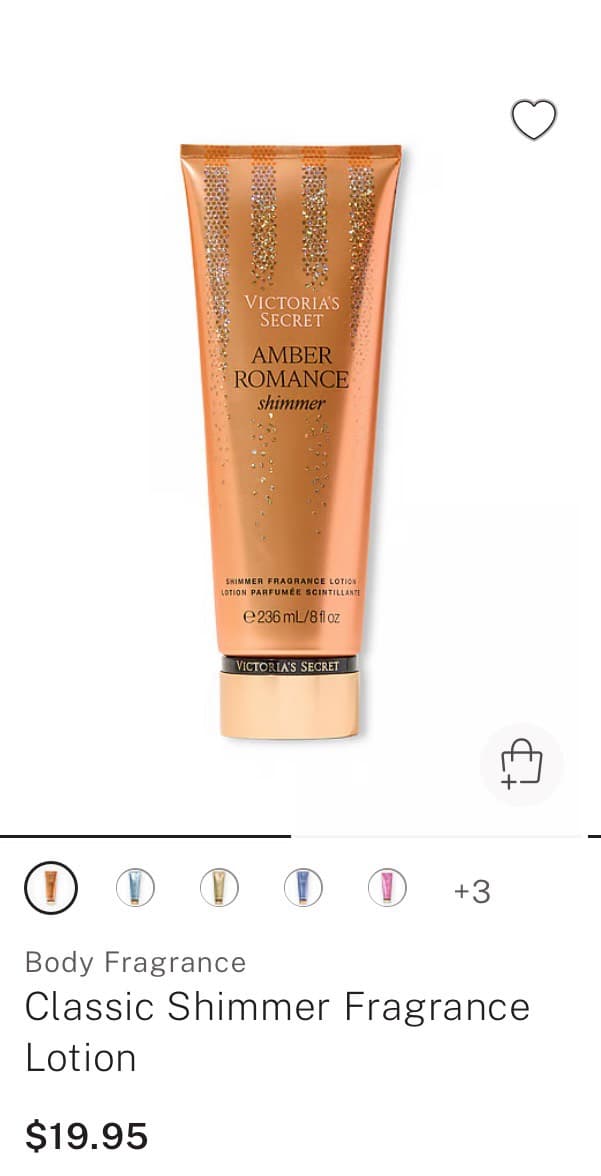 Amber Romance Shimmer Lotion