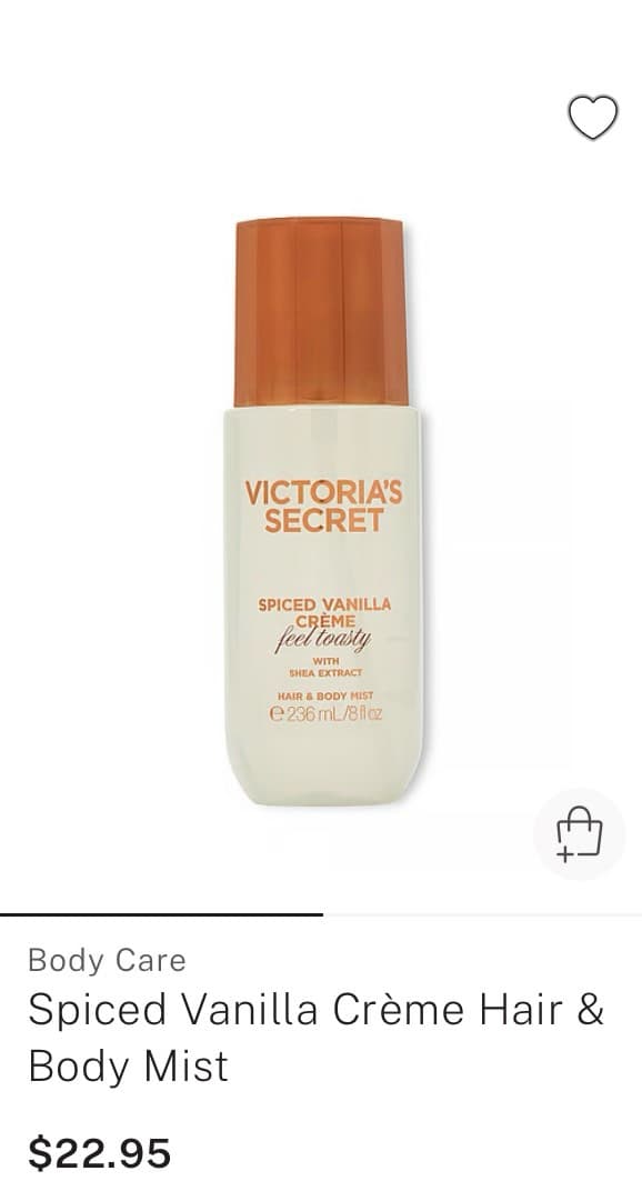 Spiced Vanilla Hair & Body Mist