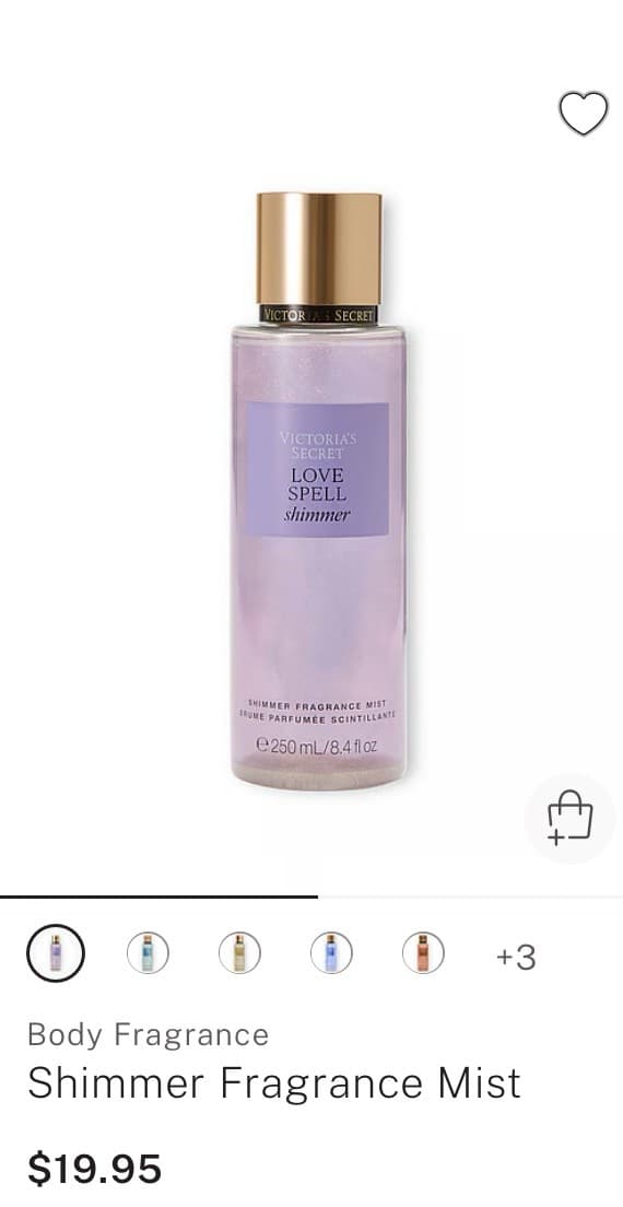 Victoria's Secret Love Spell Shimmer Mist