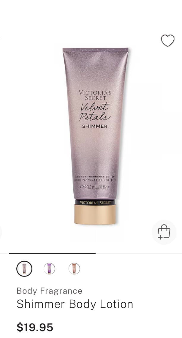 Velvet Petals Shimmer Body Lotion
