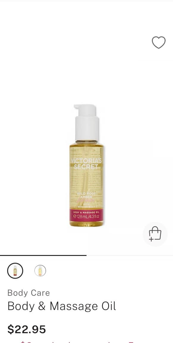 Victoria's Secret Body & Massage Oil