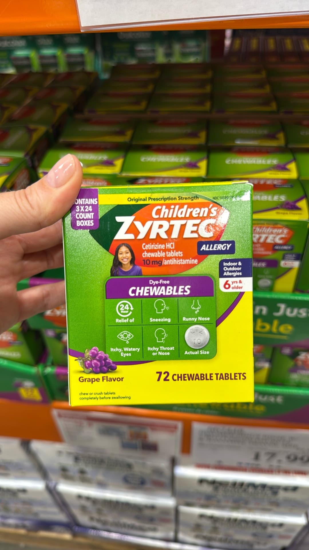 Children's Zyrtec Allergy Chewables