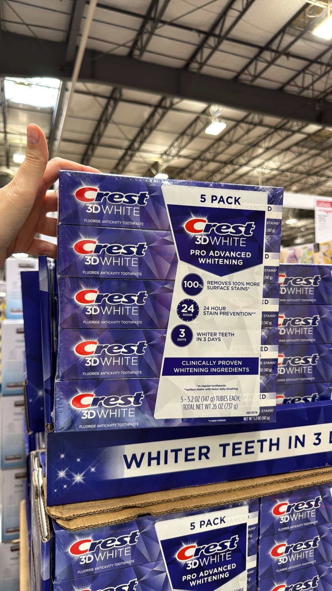 Crest 3D White Toothpaste Pack