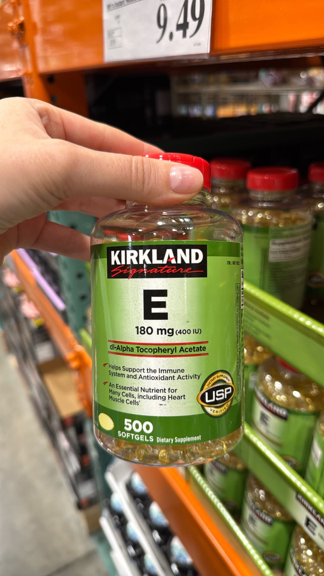 Kirkland Vitamin E Softgels