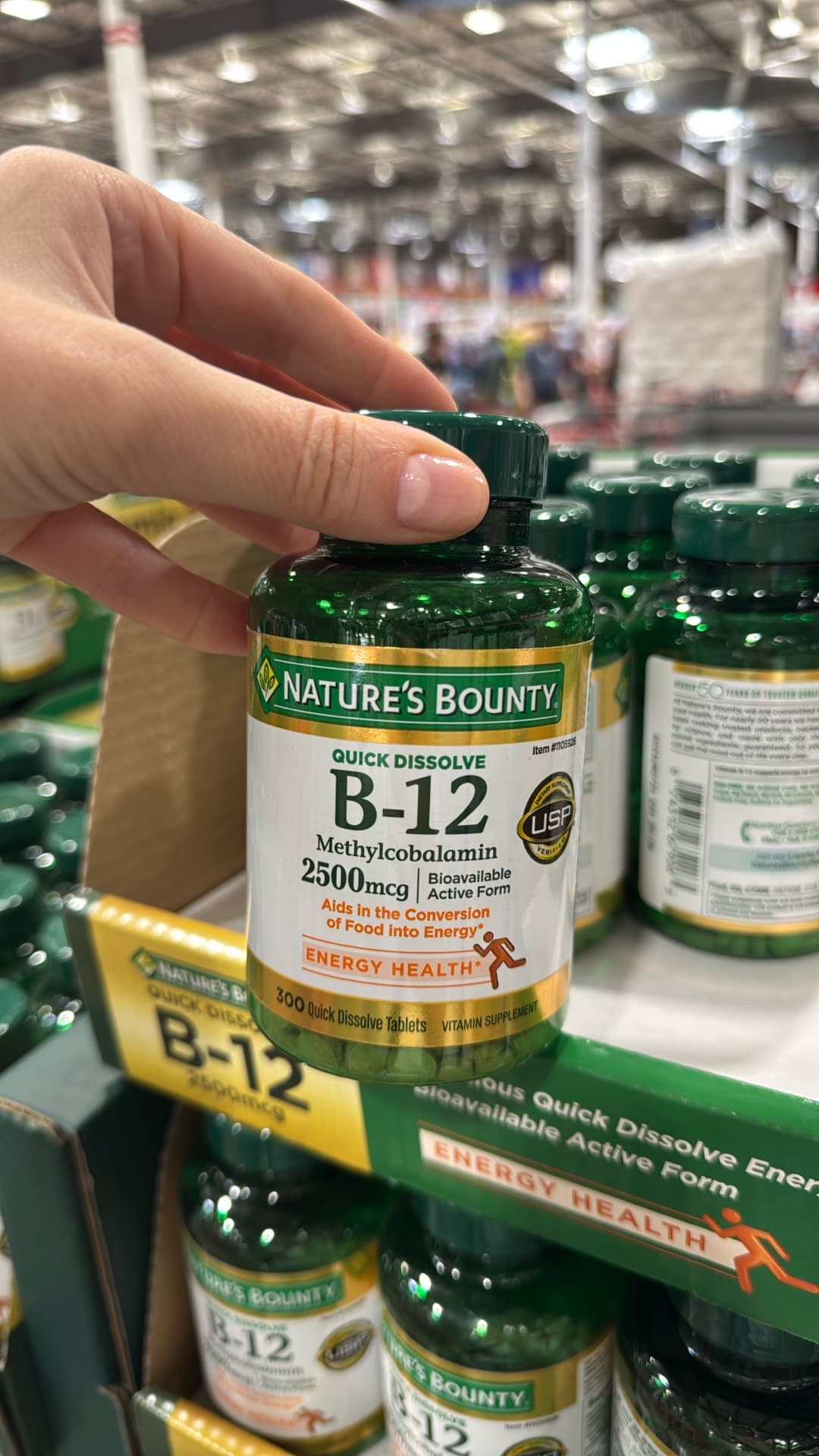 Nature's Bounty B-12 Supplements