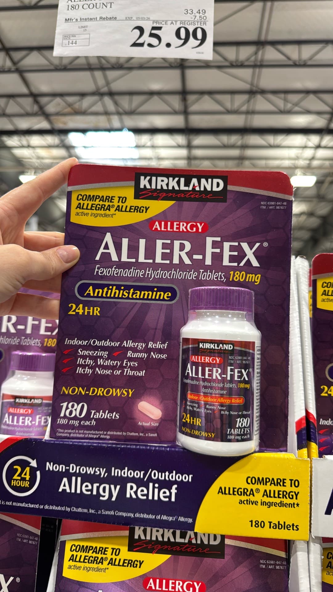 Kirkland Aller-Fex Allergy Relief