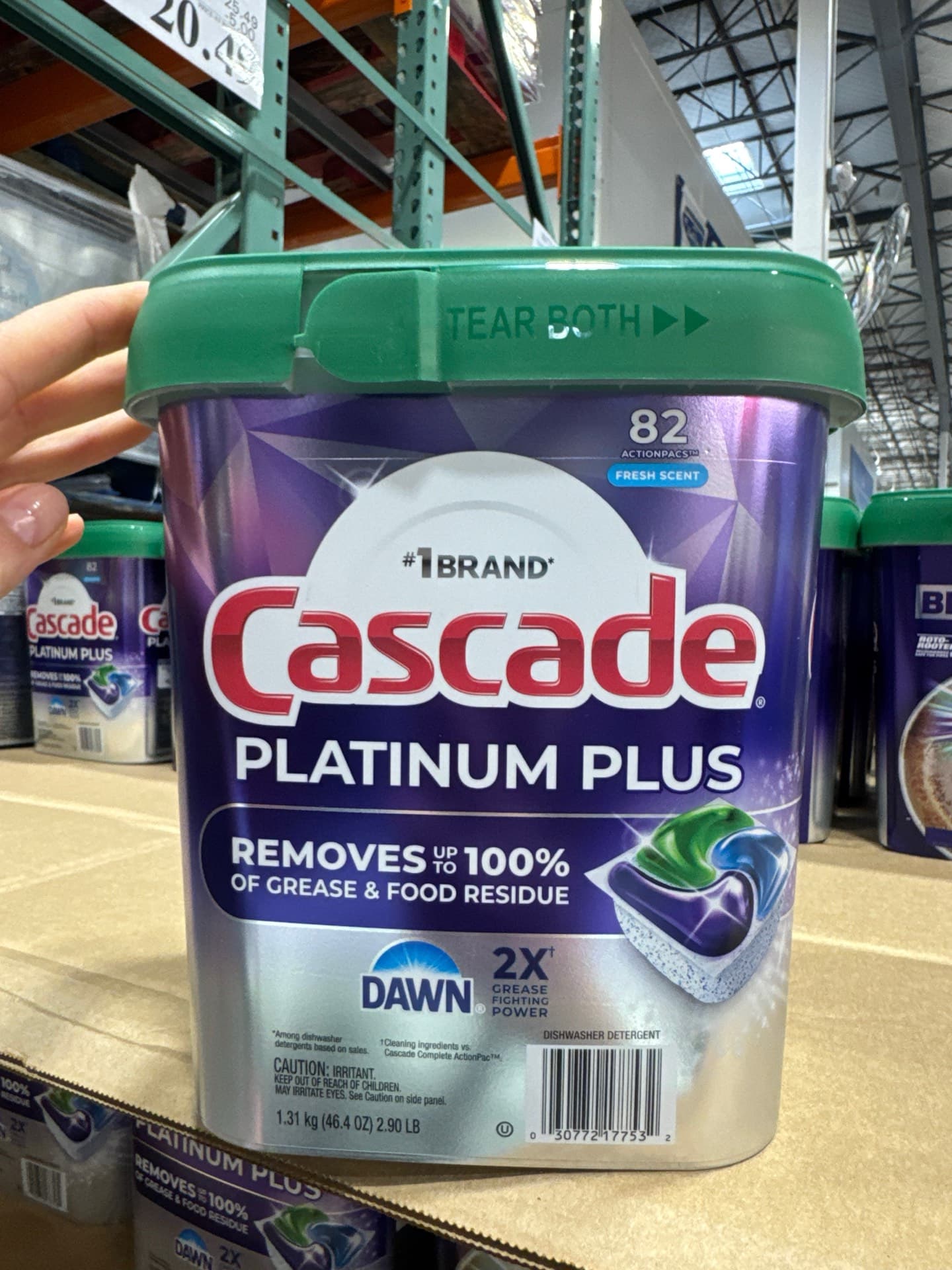 Cascade Platinum Plus Dishwasher Detergent