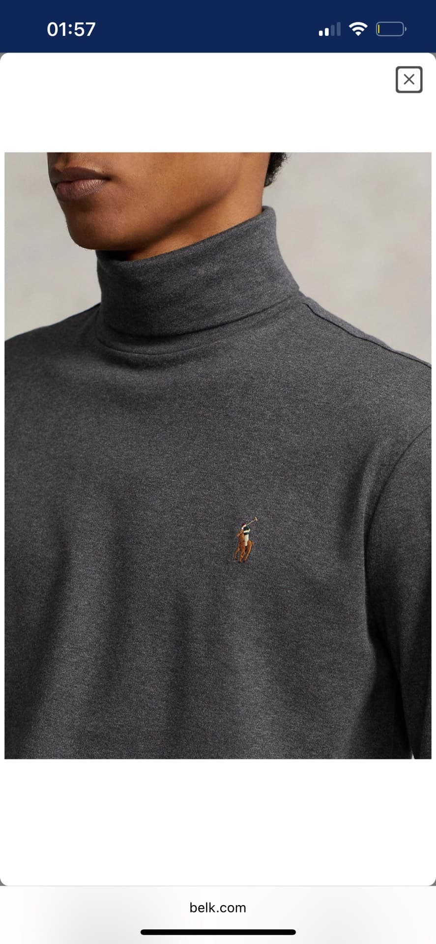 Timeless Gray Turtleneck