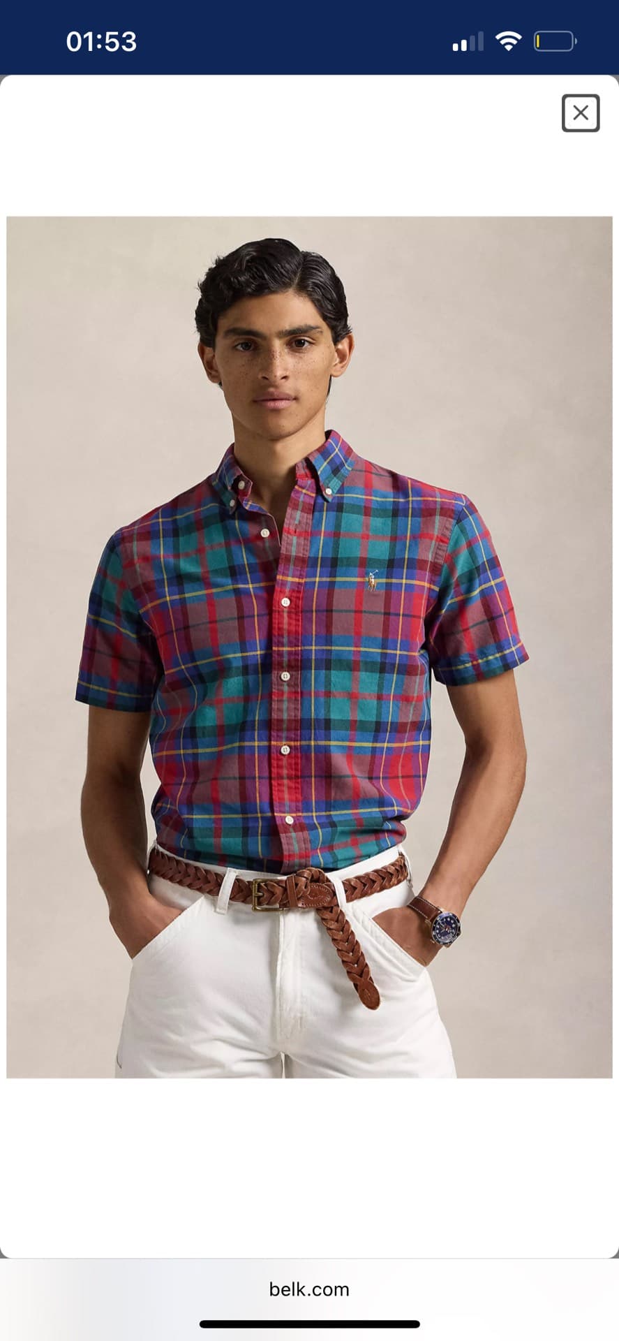 Stylish Plaid Shirt
