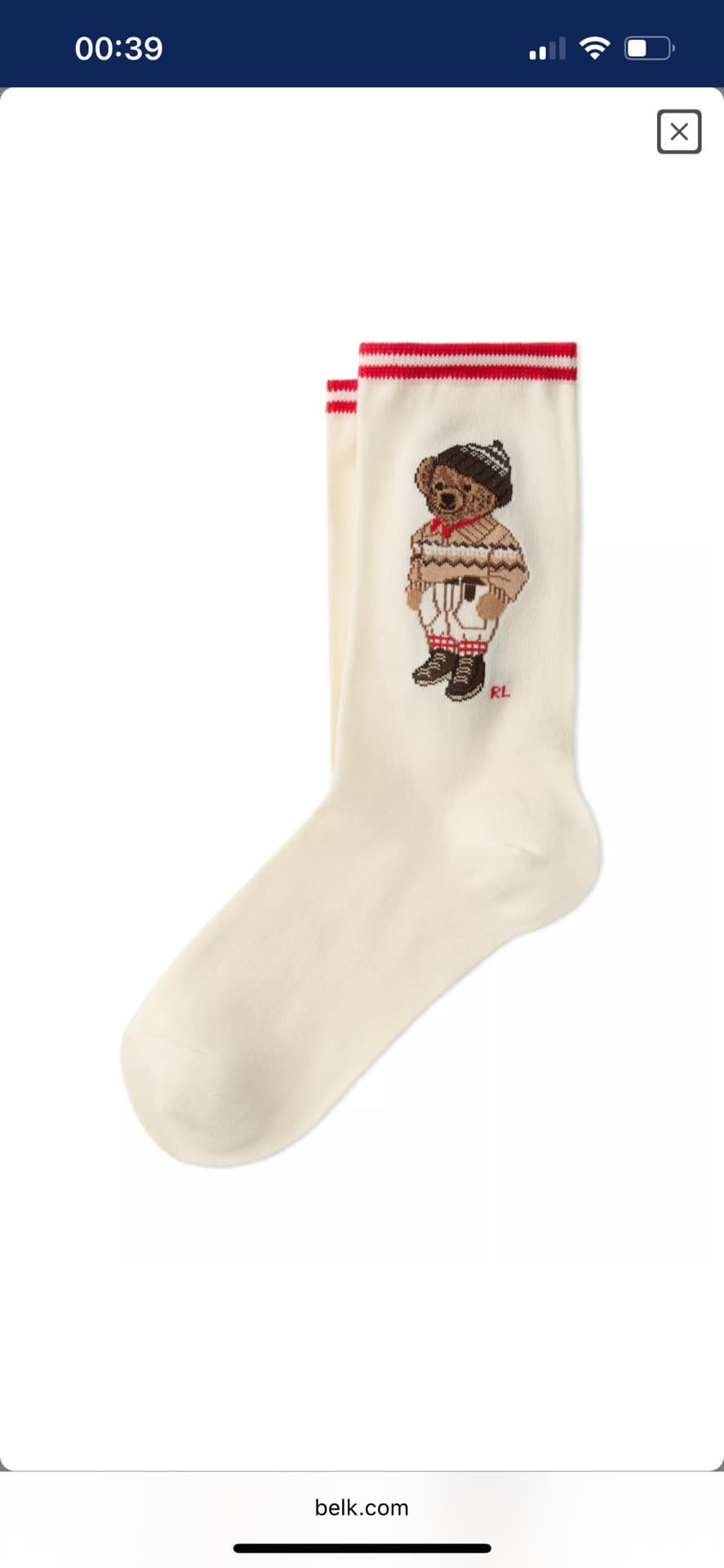 Cute Bear Socks