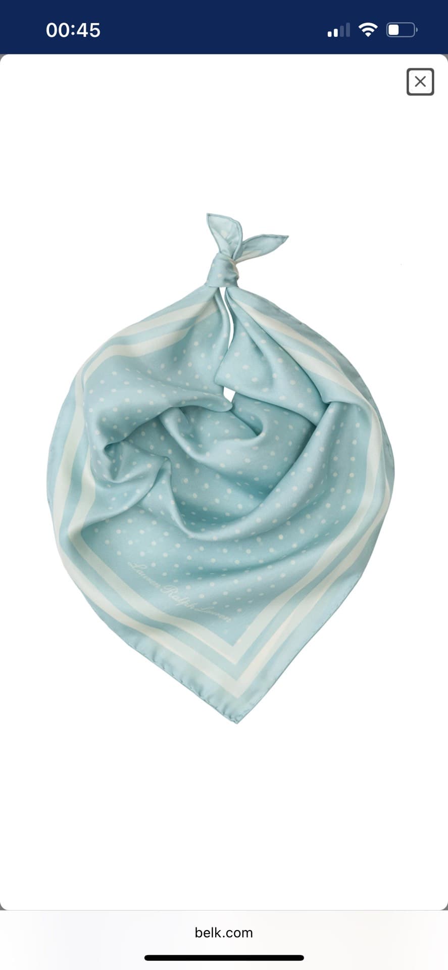 Elegant Blue Scarf