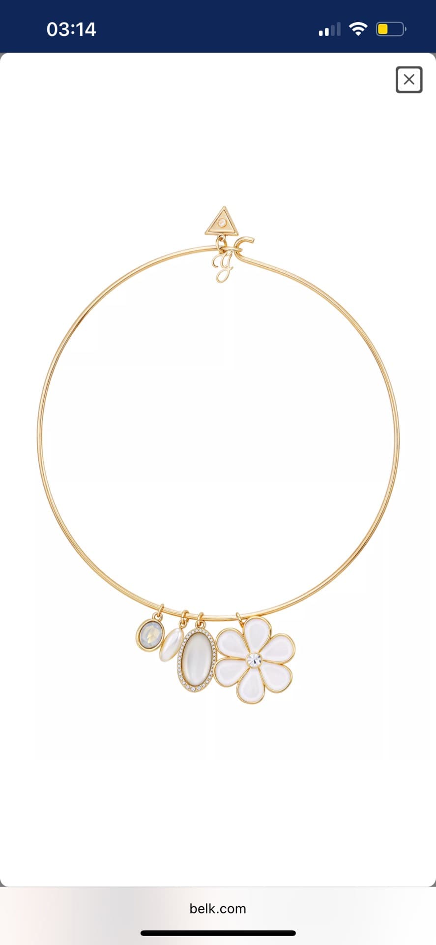 Charming Flower Pendant Necklace