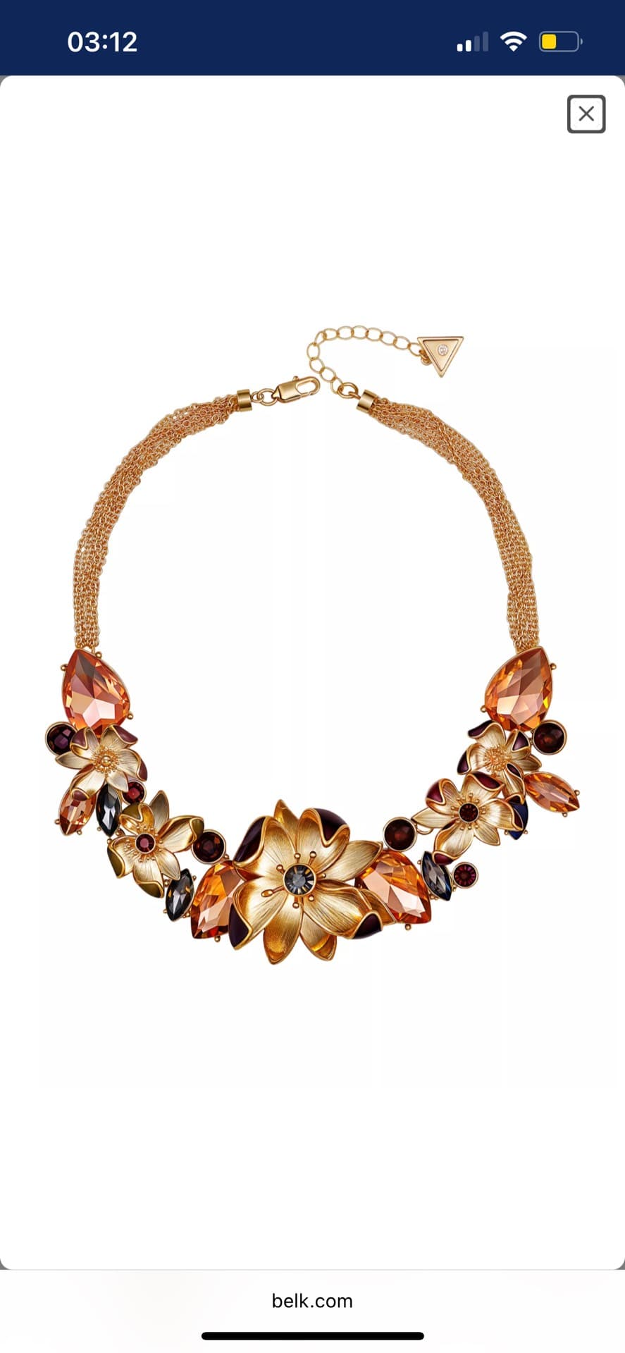 Elegant Floral Necklace