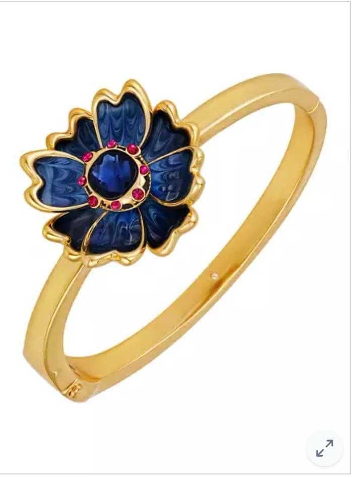 Floral Enamel Bangle