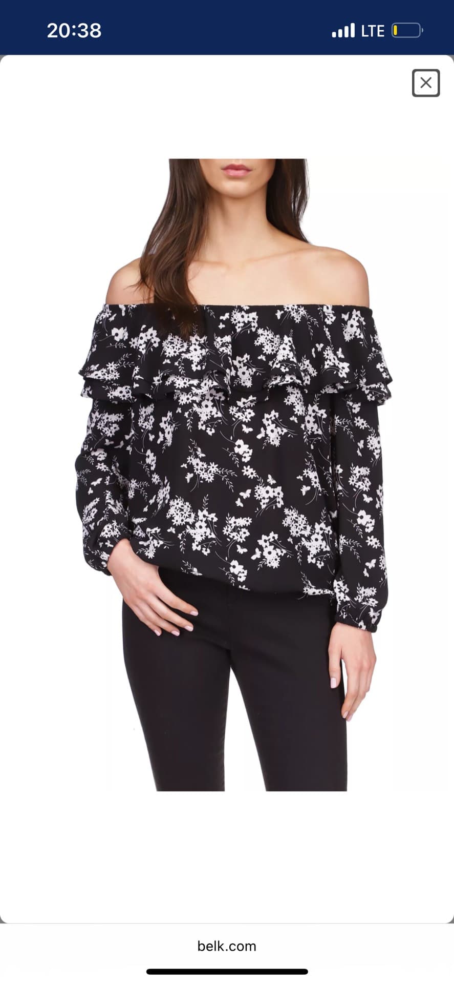 Floral Off-Shoulder Blouse