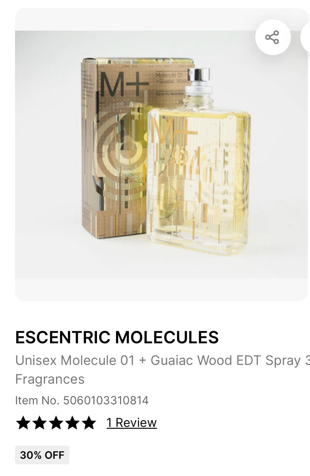 Escentric Molecules Fragrance