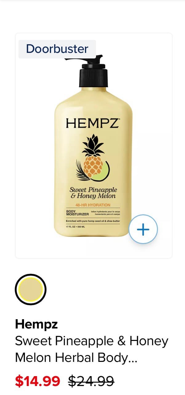 Hempz Sweet Pineapple & Honey Melon Body Moisturizer