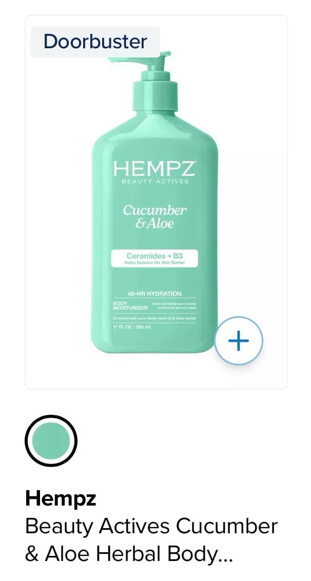 Hempz Cucumber & Aloe Body Moisturizer