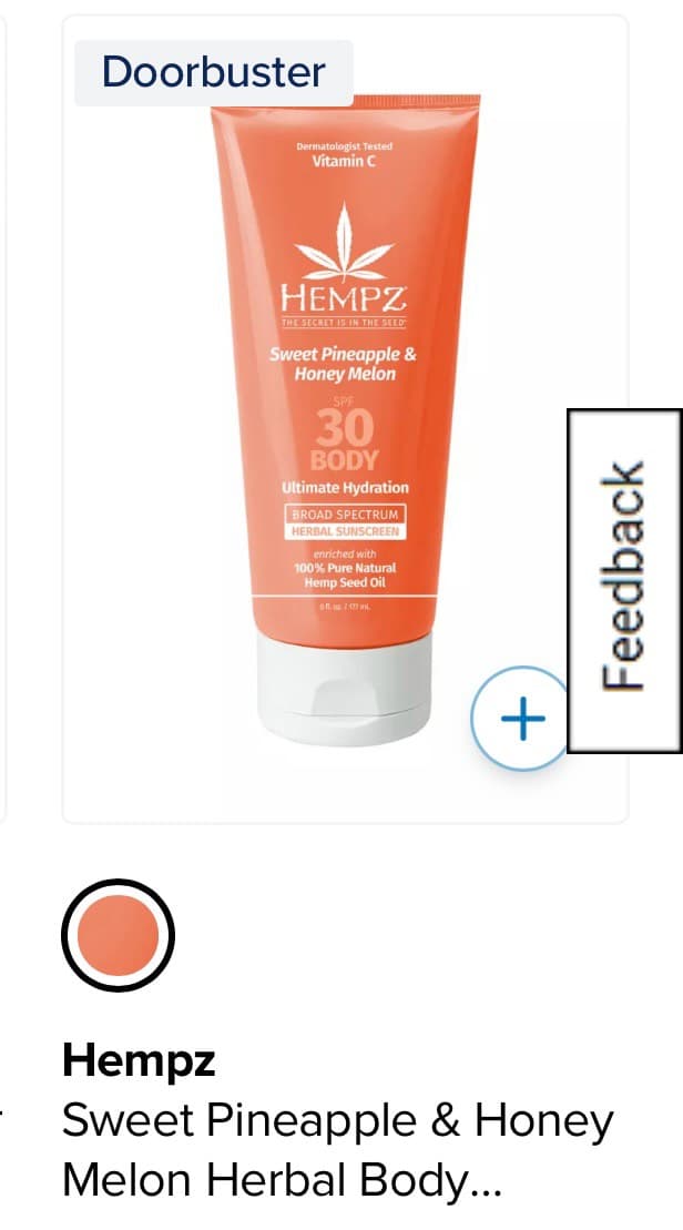 Hempz Sweet Pineapple & Honey Melon Body Lotion