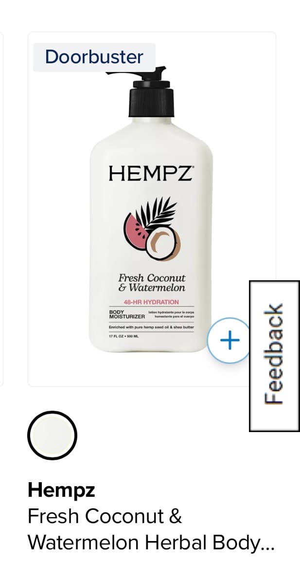 Hempz Coconut & Watermelon Lotion