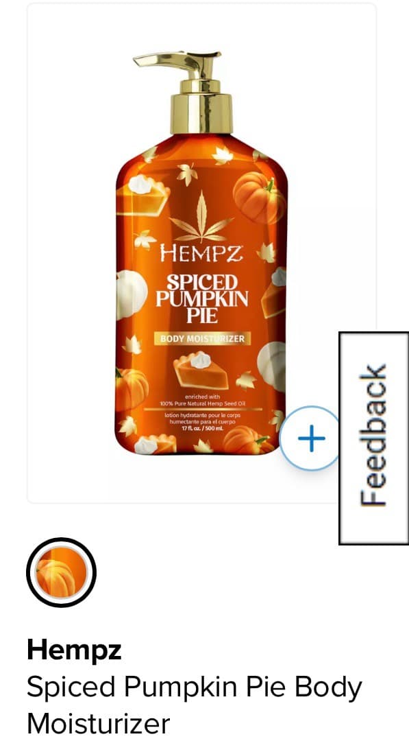 Hempz Spiced Pumpkin Pie Body Moisturizer