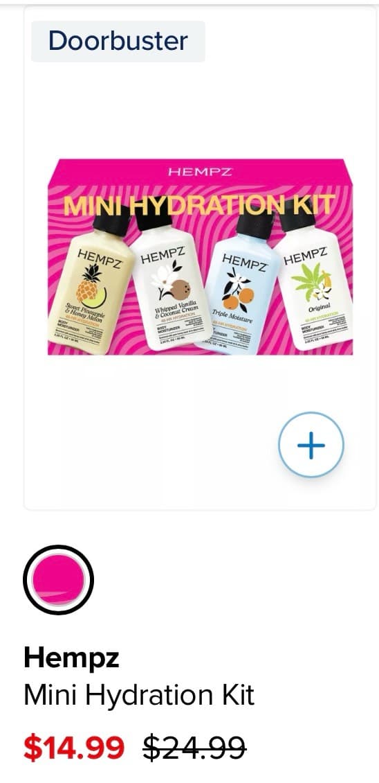 Hempz Mini Hydration Kit