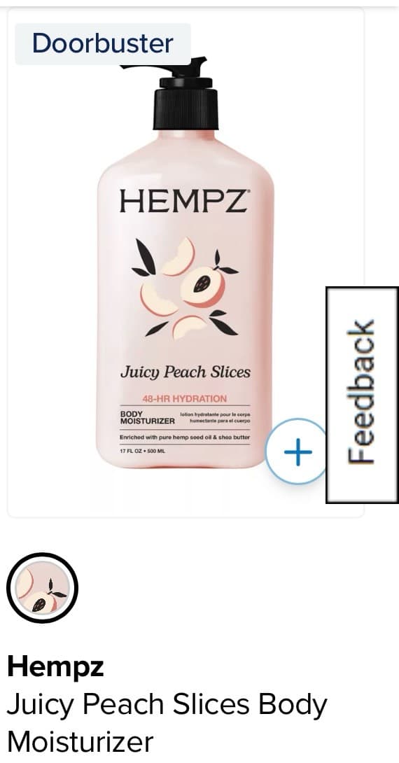 Juicy Peach Body Moisturizer