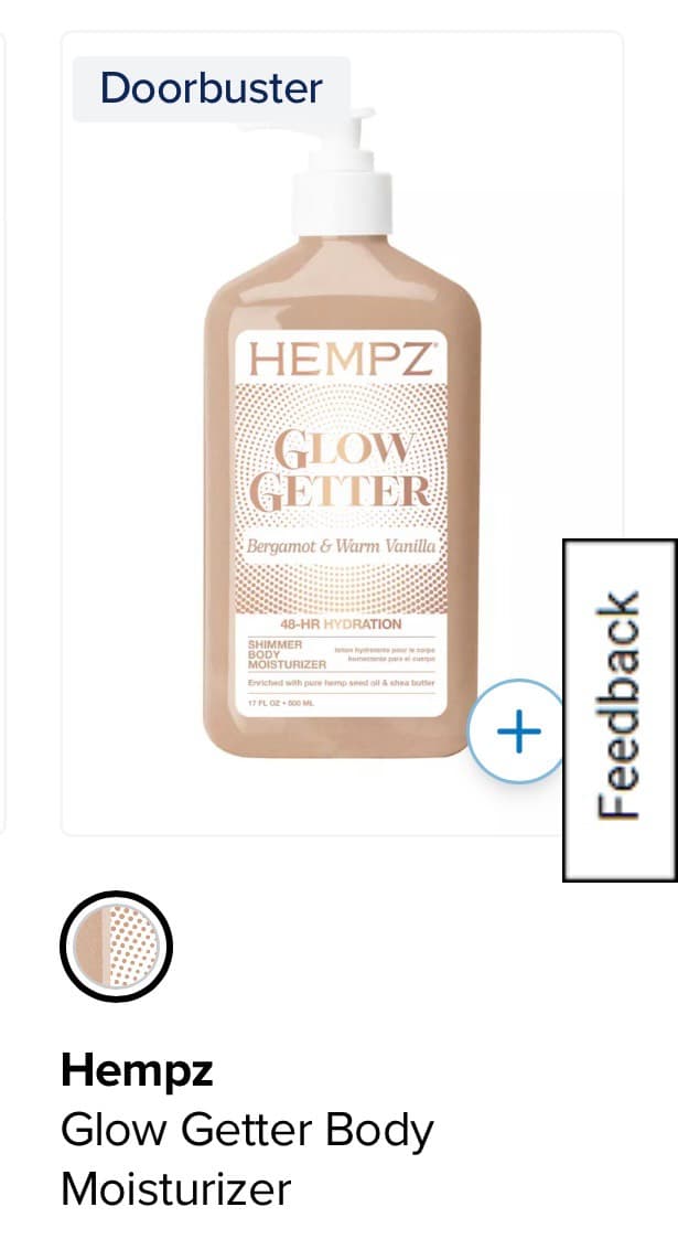 Hempz Glow Getter Moisturizer