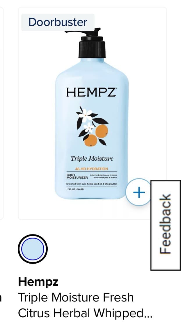 Hempz Triple Moisture Body Lotion