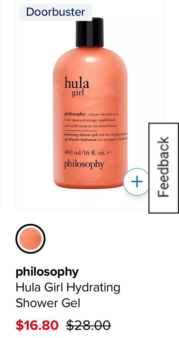 Hula Girl Hydrating Shower Gel