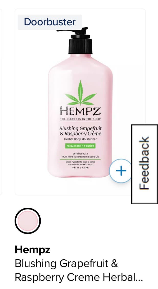Hempz Blushing Grapefruit Moisturizer