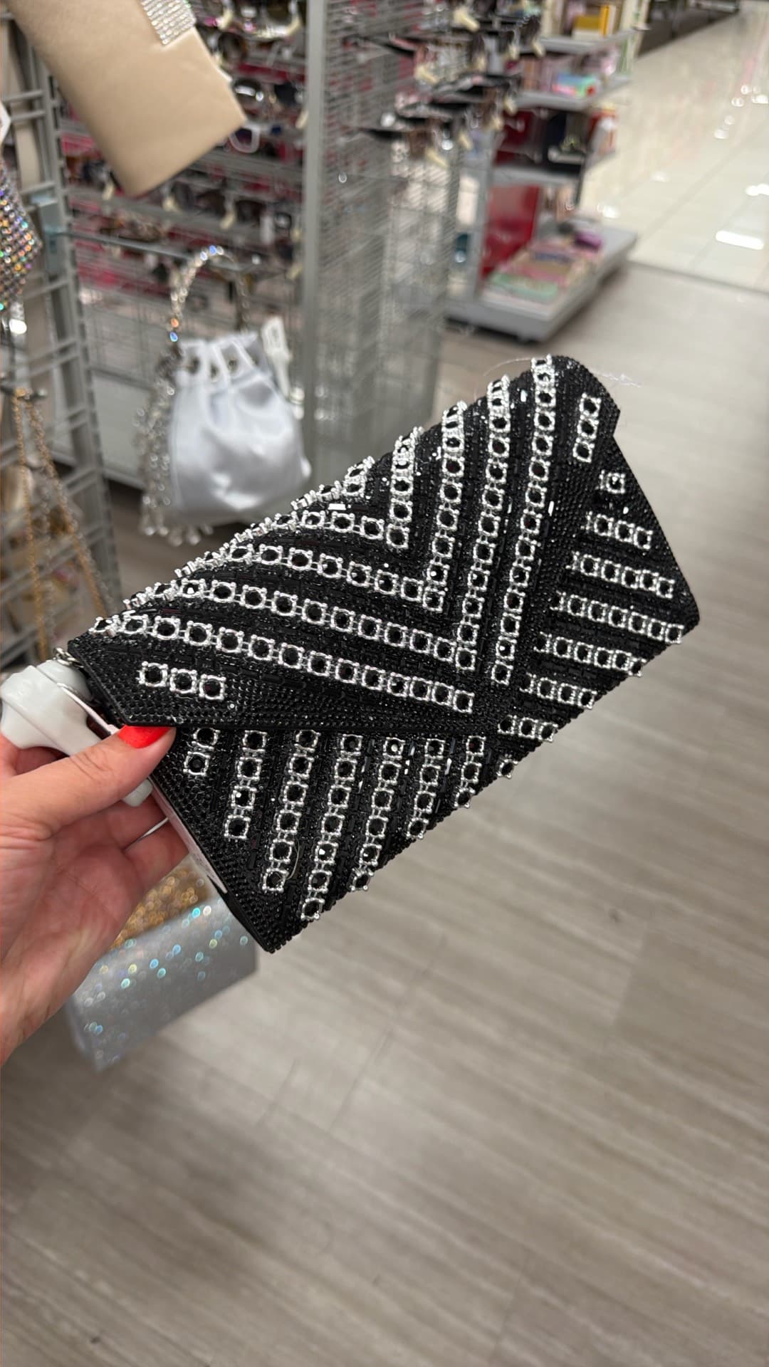 Chic Black Clutch