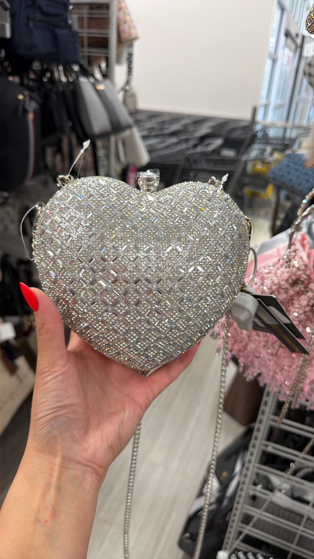 Sparkling Heart Clutch