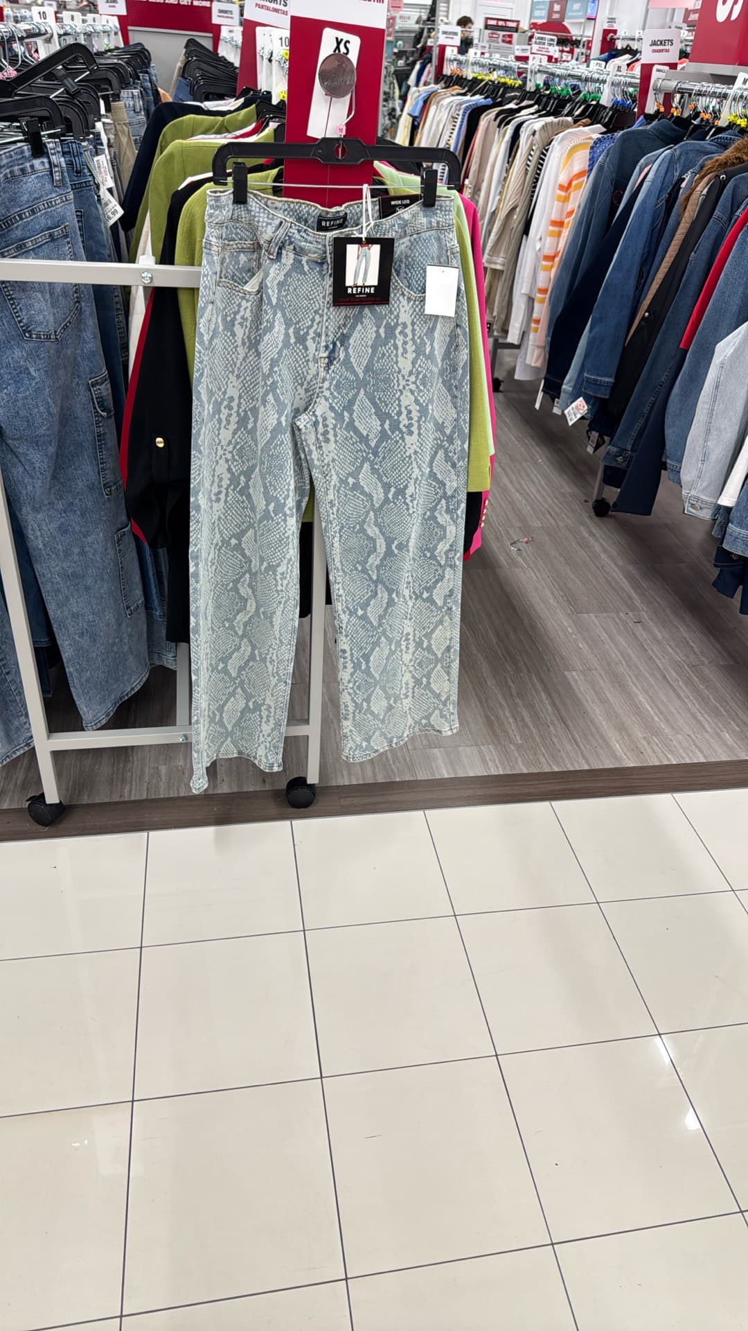 Snakeskin Print Trousers