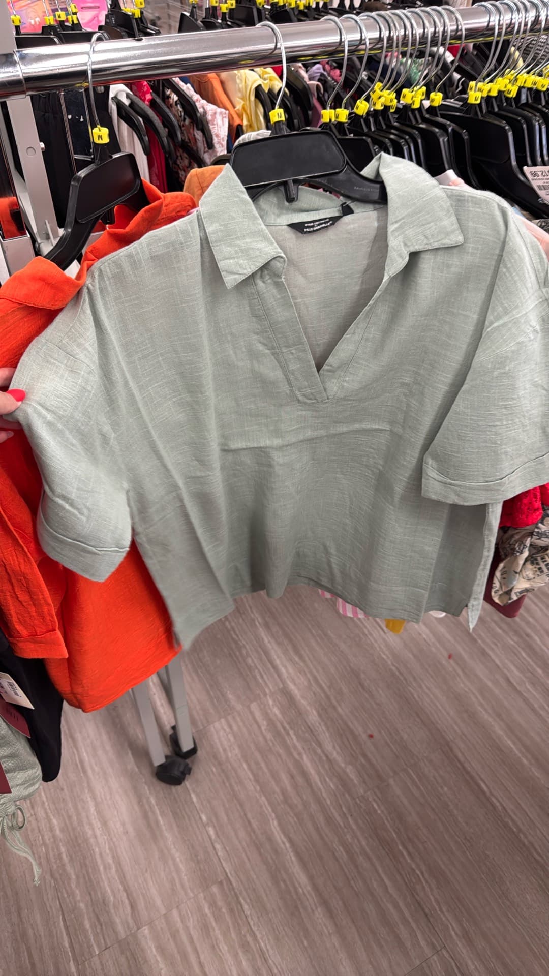Trendy Linen Top