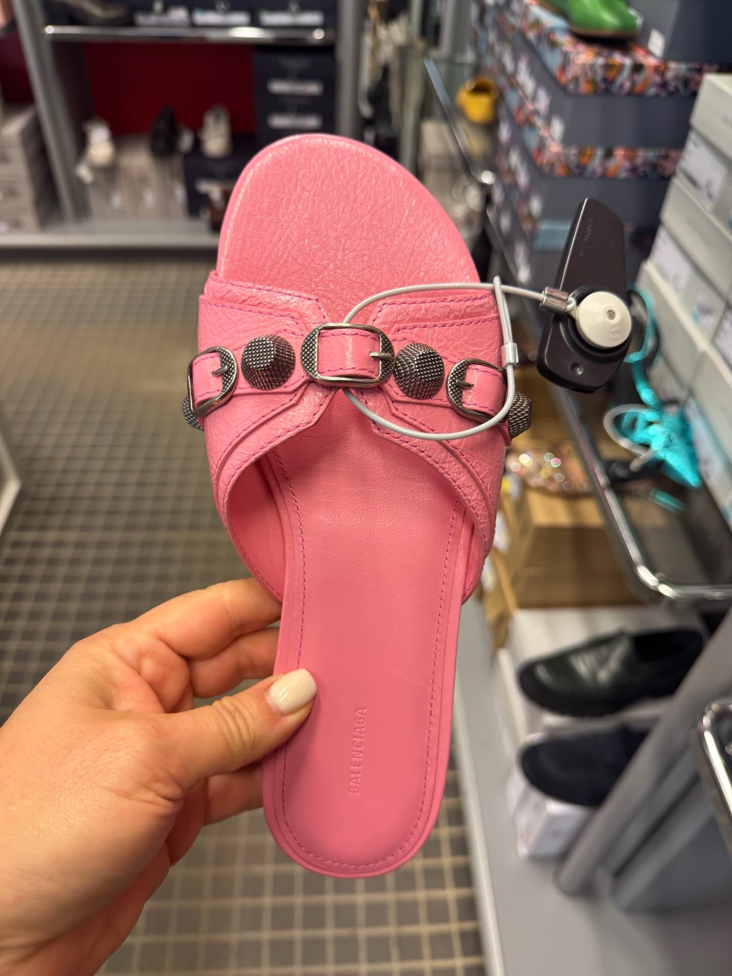 Balenciaga Pink Slides