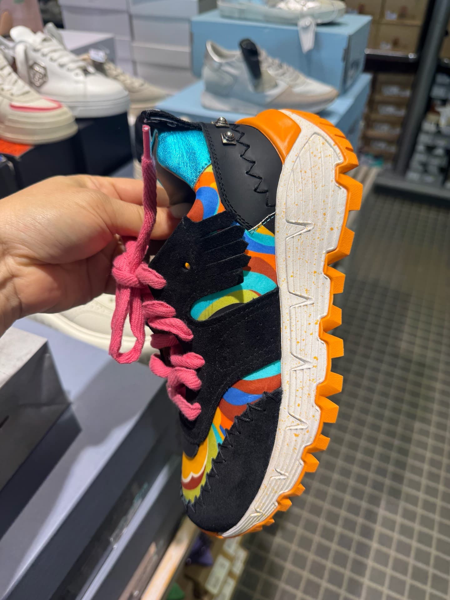 Vibrant Colorful Sneakers