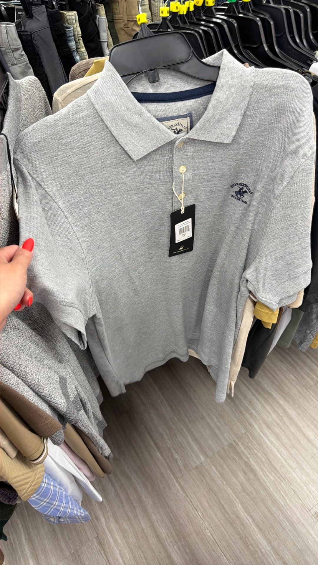Elegant Grey Polo Shirt