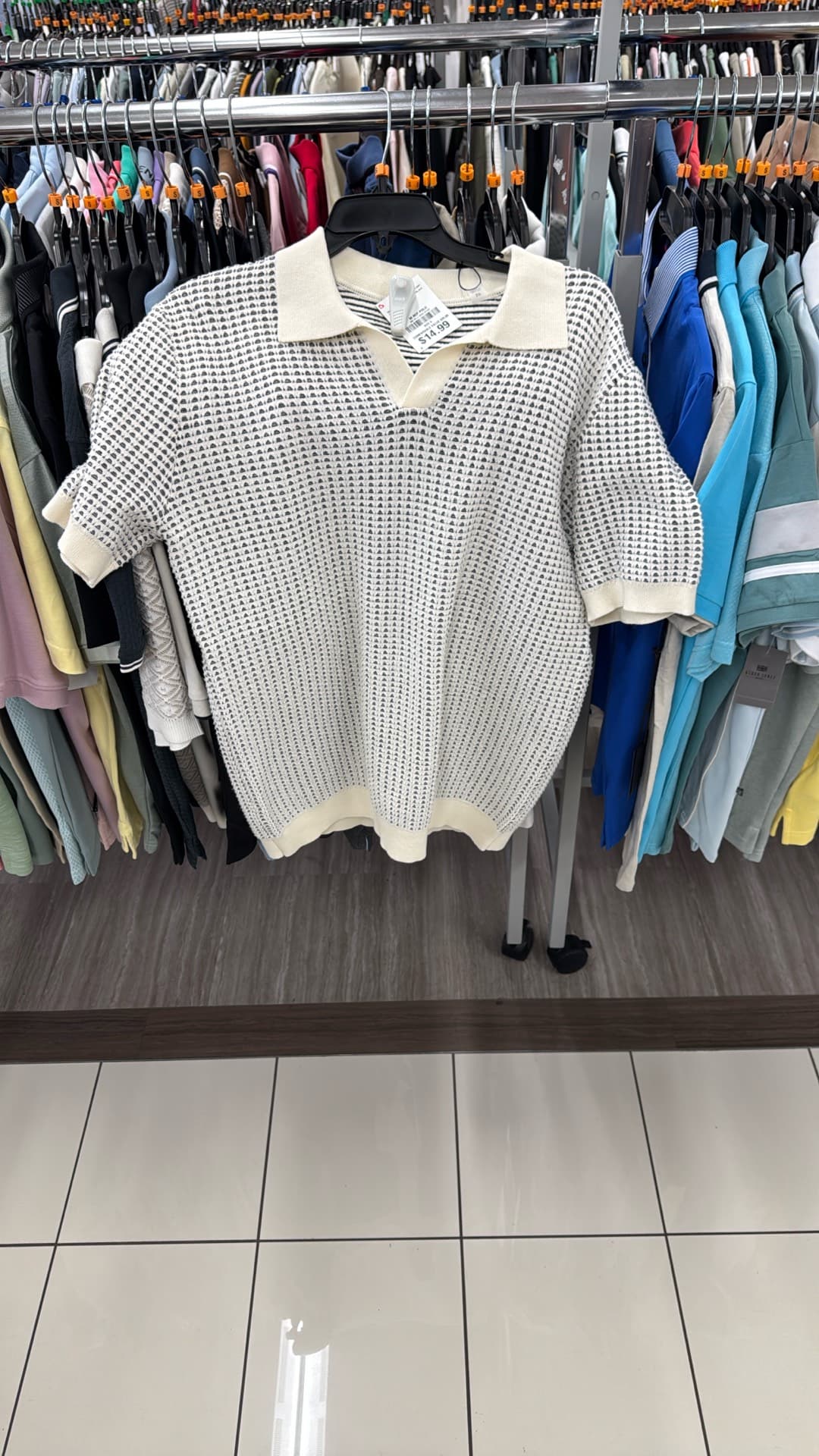 Trendy Knit Polo Shirt