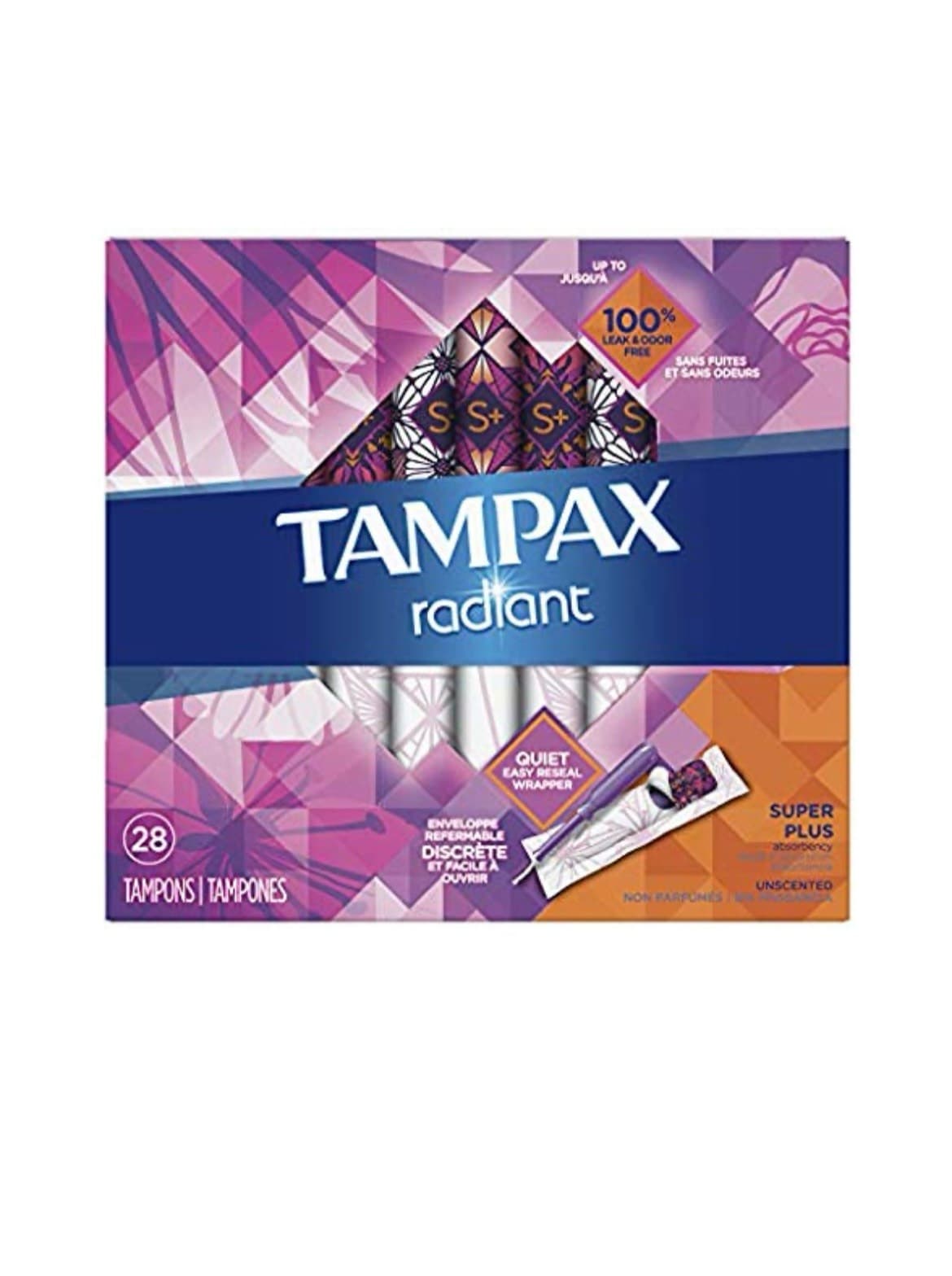 Tampax Radiant Tampons